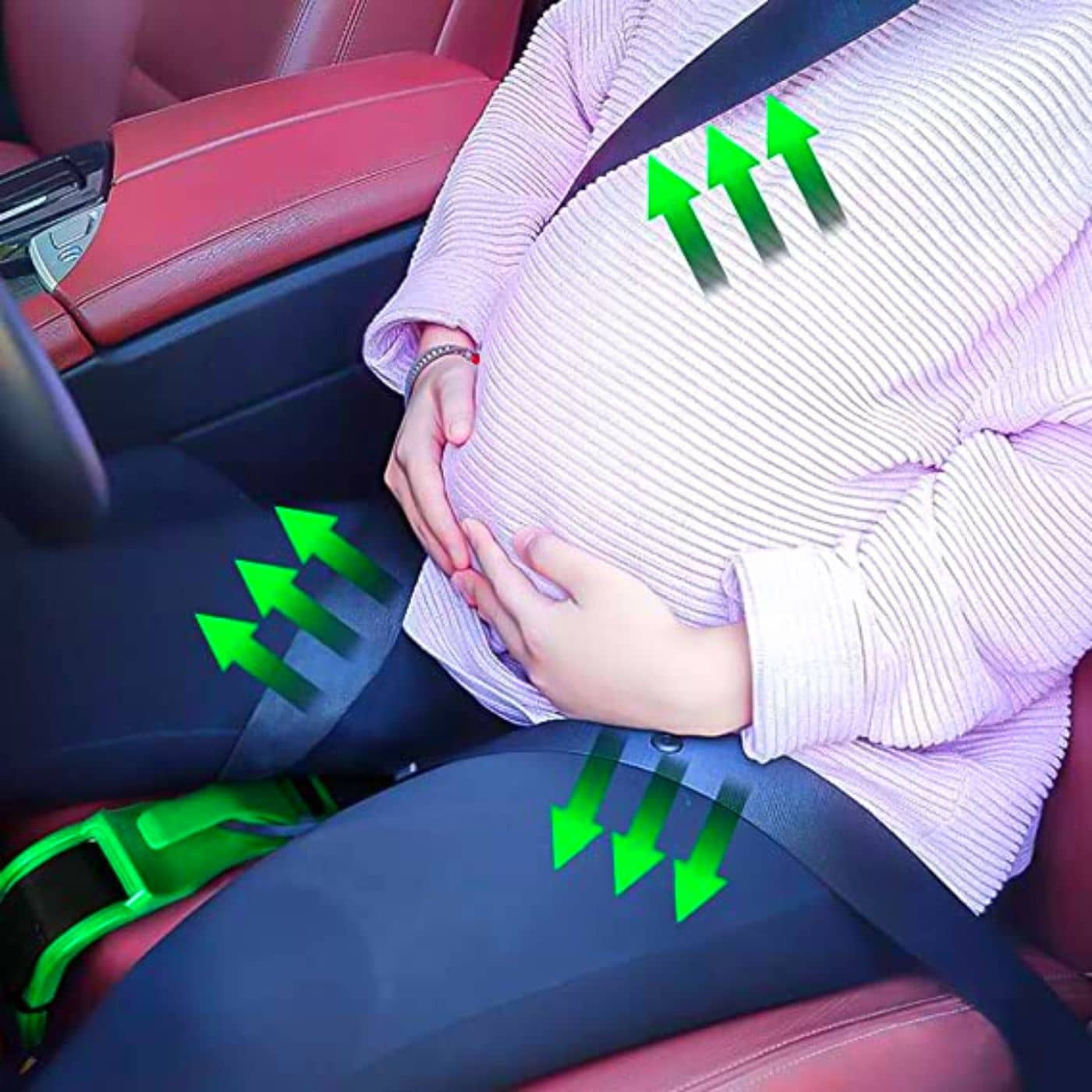 Ceinture de voiture grossesse âgée siège enfant obésité, ceinture